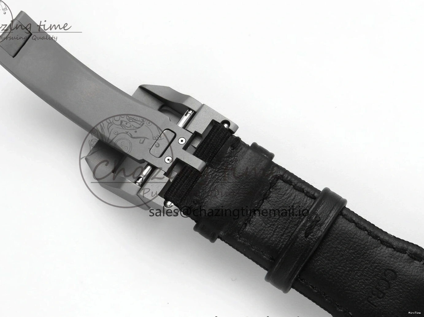 MIROTIME 0326 Durable Pilot Top Gun IW326901 M+F 1:1 Best Edition Black Dial on Black Nylon Strap MY 7003